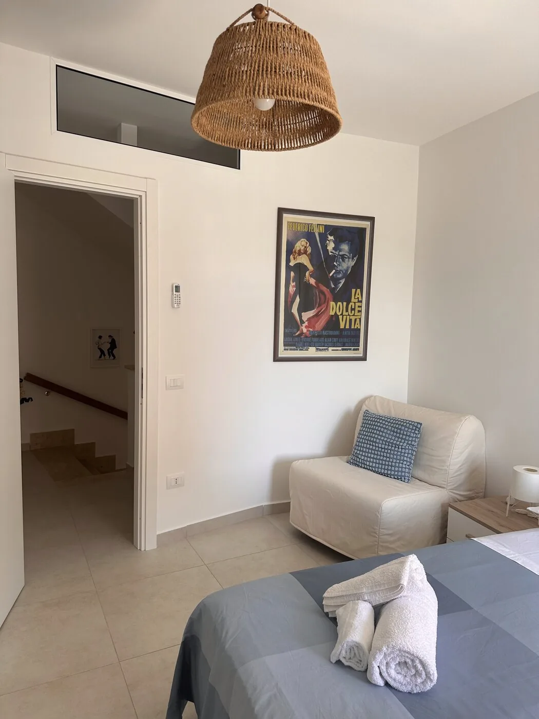 Casa Totò Ascea — camera matrimoniale con aria condizionata
